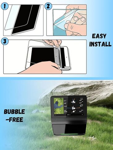 [2 Pack] for Garmin APPROACH R50 Golf Launch Monitor 10" Hydrogel Film Screen Protector. Self-Healing Anti-Scratch Bubble Free Easy Installation. in Kuwait
