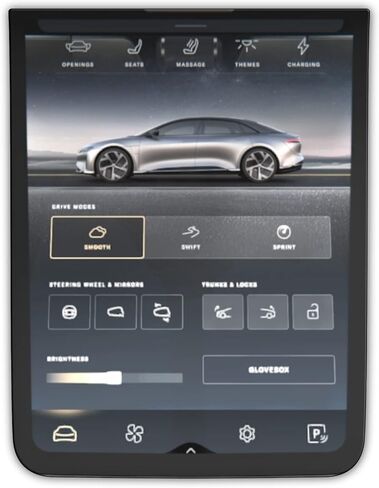 TWRAPS Screen Protector for Lucid Air - Pilot only (1pc), Matte/Anti-glare Display Protection for the Touchscreen & Infotainment System Lucid Air Accessories, Easy Install with No Bubbles in Kuwait