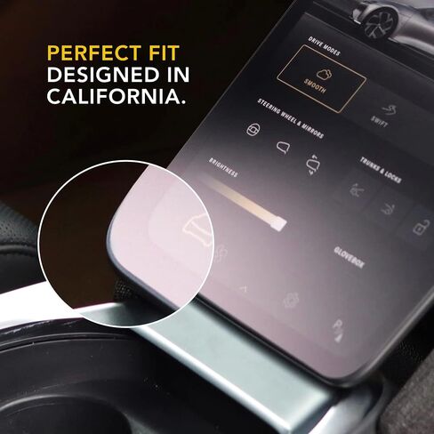 TWRAPS Screen Protector for Lucid Air - Pilot only (1pc), Matte/Anti-glare Display Protection for the Touchscreen & Infotainment System Lucid Air Accessories, Easy Install with No Bubbles in Kuwait