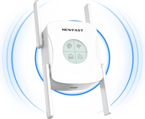 NEWFAST AX1800 WiFi 6 Range Extender,Dual Band WiFi Signal Booster for Home in Kuwait