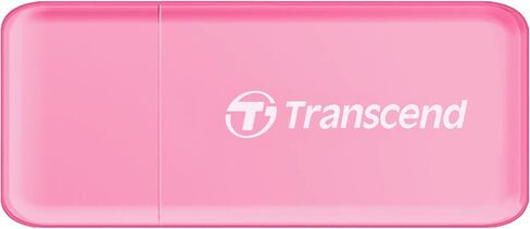 Transcend USB 3.1 SDHC/SDXC/ microSDHC/SDXC Card Reader, TS-RDF5R (Pink) in Kuwait