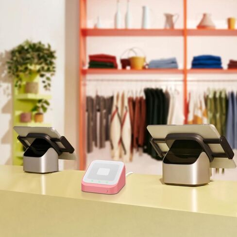 Dock Compatible with Square Reader 2nd Generation, Holder Stand for Square Card Reader 2nd Gen., with Smart Anti-Sleep Button Anti-Slip Base (Cable & Wall Charger Included, No Machine, 2packs in Kuwait