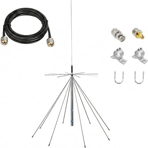 D3000N Discone Scanner Antenna, 25-3000 MHz, VHF/UHF in Kuwait