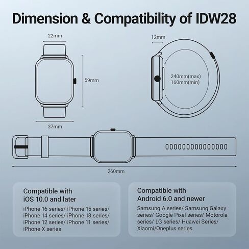 Fitpolo Smart Watch for Women, Stainless Steel Bezel Fitness Tracker (Make/Answer Calls), IP68 Waterproof, Heart Rate SpO2 Monitor, Sleep & Activity Tracking Smartwatch for Android Phones iPhone in Kuwait