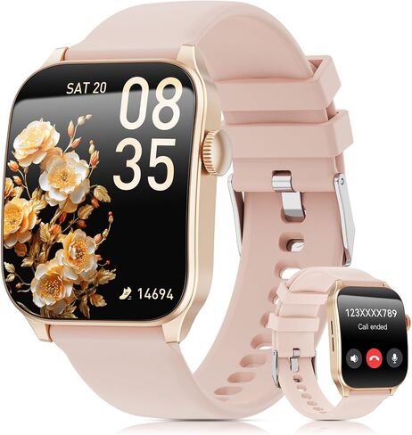 Smart Watches for Men Women, 1.91" HD Curve Screen Smartwatch (Answer/Make Call), Activity Fitness Tracker with Heart Rate Sleep Monitor Pedometer, 100+ Sport Modes, Smart Watch for Android in Saudi Arabia