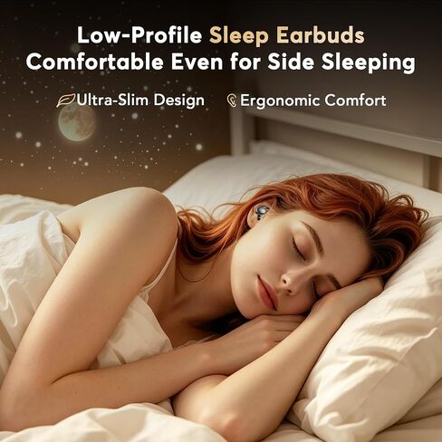 Sleep Earbuds for Side Sleepers, Bluetooth 6.1 Noise-Cancelling Sleepbuds in Kuwait