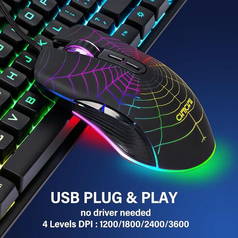 Gaming Keyboard and Mouse 104 Keys for Mac PC PS5 PS4 Xbox One Gamers in Kuwait