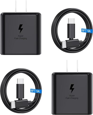 XOUBZ 2026 45W Super Fast Charger USB-C Type C PD3.0 Android Phone Charger Compatible with Samsung Galaxy S25 Ultra/S25/S25+/S24 Ultra/S24+/S24/S23 S22 S21 Ultra/Z Fold 6 5/Z Flip 6 5 4 in Kuwait