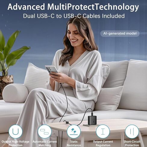 XOUBZ 2026 45W Super Fast Charger USB-C Type C PD3.0 Android Phone Charger Compatible with Samsung Galaxy S25 Ultra/S25/S25+/S24 Ultra/S24+/S24/S23 S22 S21 Ultra/Z Fold 6 5/Z Flip 6 5 4 in Kuwait