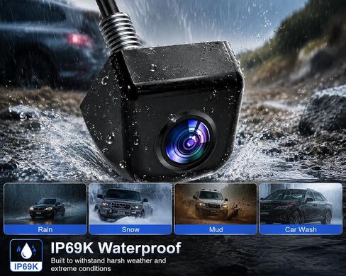 1080P Backup Camera for Truck, AHD CVBS Compatible Rear View Camera in Kuwait