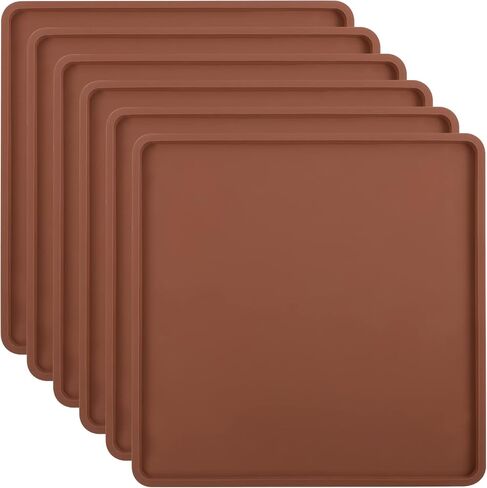 Aulock 6Pcs Silicone Food Dehydrator Sheets with Edge, Non-stick Tray Liner in Kuwait