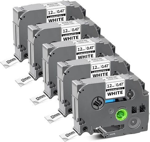 4-Pack TZe-231 Replacement for P Touch Label Tape 12mm 0.47 in Kuwait