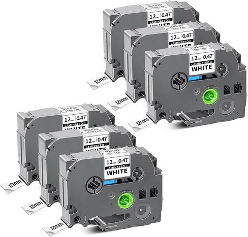 4-Pack TZe-231 Replacement for P Touch Label Tape 12mm 0.47 in Saudi Arabia