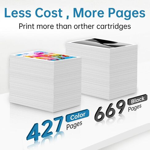 65XL Ink Cartridges Black/Color Combo Pack Replacement for HP Ink 65 2 Pack in Kuwait