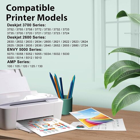 Paeolos 65XL Ink Cartridges Black and Color Replacement for HP Ink 65 2Pack in Kuwait