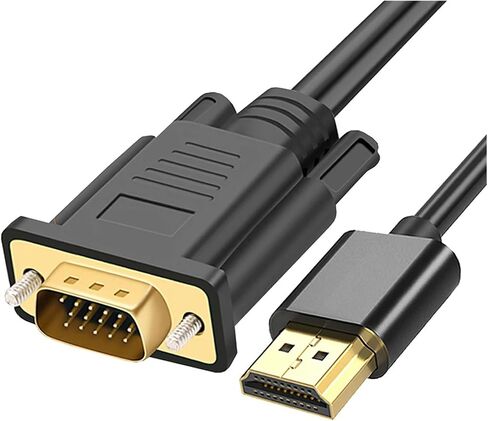 HDMI Input to V/GA Output Converter Plated pl-UG Adapter Cord 1080P for PC P;S/4 P;S/5 Switch TV Box Long Video Cord(2m) in Kuwait