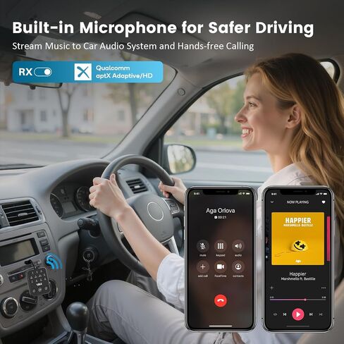 1Mii SafeFly Dot2 Bluetooth 5.3 Transmitter Receiver for Airplane, TV in Kuwait