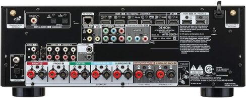 Denon AVR-S960H 8K Ultra HD 7.2 Channel (90Watt X 7) AV Receiver, Black in Kuwait