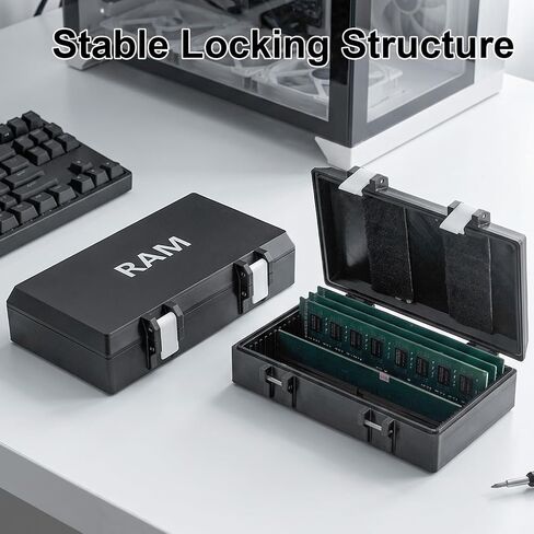 RAM Storage Case, 16-Slot for 32mm-Height DDR DIMM in Kuwait