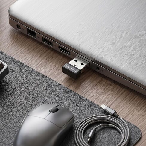 USB Bluetooth Adapter for PC, for G PRO Superlight 2 SE Wireless Mouse, Auto Pairing, Frequency Hopping, with G HUB Software, ABS Material for Gaming Mouse in Kuwait