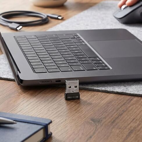 USB Bluetooth Adapter for PC, for G PRO Superlight 2 SE Wireless Mouse, Auto Pairing, Frequency Hopping, with G HUB Software, ABS Material for Gaming Mouse in Kuwait