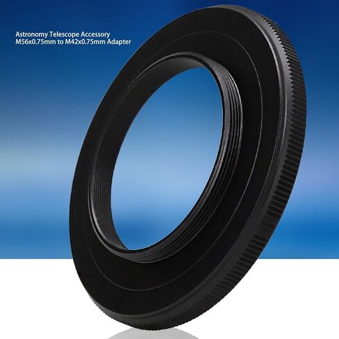 Fabater M56X0.75mm Female to T2 Male Thread Telescope Adapter, M56X0.75mm to M42X0., Aluminum Alloy Thread Converter for Telescopes, 5P9937K in Kuwait