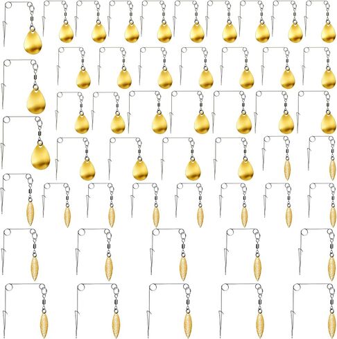 50Pcs Spinner Lures Fishing Kit in Kuwait