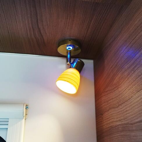 THALASSA Small 12V Marine Reading Lights with USB Port, Boat Interior Lights Bedside Cabin Lamp, Surface Mounted on Camper Caravan Motorhome Indoor Lighting with Built-in Touch Switch, Warm White in Saudi Arabia