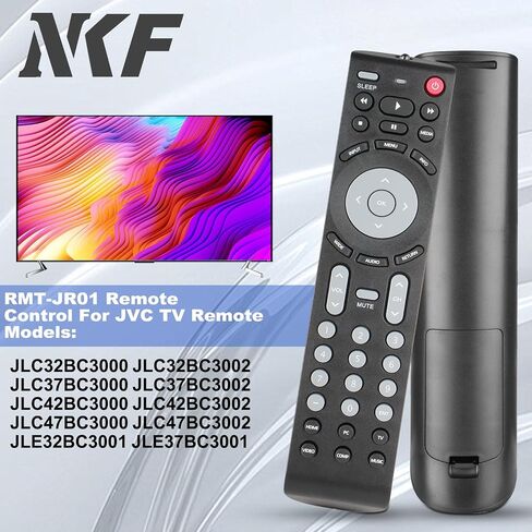RMT-JR01 Remote Control for JVC TV Remote Replacement EM32FL EM32T EM32TS EM39FT EM39T EM55FT EM28T BC50R JLC32BC3002 JLC37BC3000 JLC42BC3002 JLC47BC3000 in Saudi Arabia