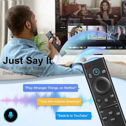 Replacement for Samsung TV Remote Control:Universal Compatible with All Samsung Smart TVs,for 2019-2026 All Crystal UHD, Frame, QLED, OLED, Neo QLED Smart TVs in Kuwait