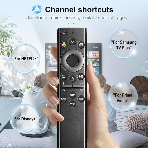 Replacement for Samsung TV Remote Control:Universal Compatible with All Samsung Smart TVs,for 2019-2026 All Crystal UHD, Frame, QLED, OLED, Neo QLED Smart TVs in Kuwait