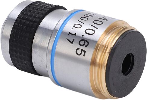 Fafeicy Achromatic Microscope Objective High Refractive Index Achromatic Objective Lens Wide Field of View for Microscope (S40/0.65) in Kuwait