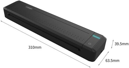 Portable Thermal Transfer Printer Connect for Mobile Computer for Office School w/Ribbon Roll(OneColor) in Kuwait
