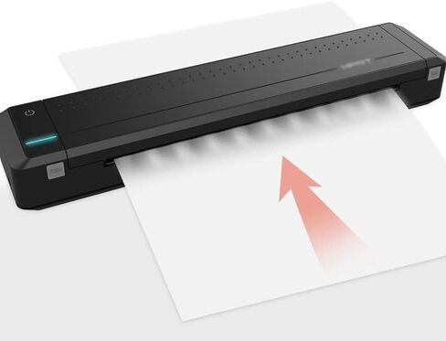 Portable Thermal Transfer Printer Connect for Mobile Computer for Office School w/Ribbon Roll(OneColor) in Kuwait
