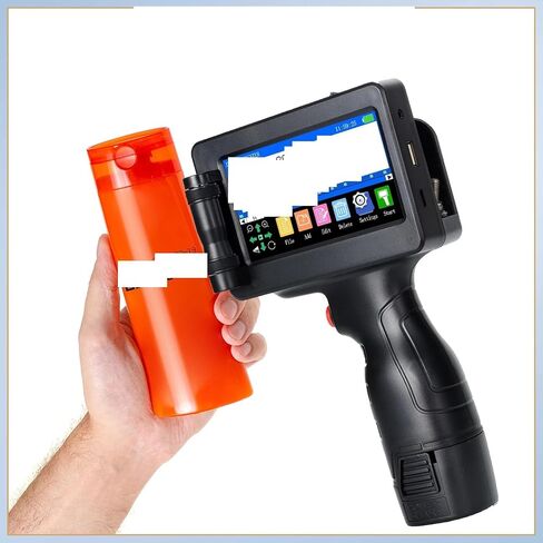 12.7mm Portable Printer Handheld Inkjet Without Ink Text QR Barcode Batch Number Date Label for Offices and Factories in Kuwait