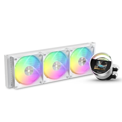 Ocypus Sigma L36 BK ARGB 360mm AIO Liquid CPU Cooler with 2.4" LCD Display in Saudi Arabia
