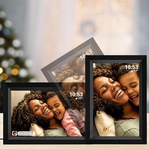 FRAMEO Digital Picture Frame- 10.1inch Digital Photo Frame with 1080 IPS Touch Screen HD Disply,Built-in 32GB Storage,Wall-Mounted,Digital Frame Share Photos and Videos via FRAMEO App in Kuwait