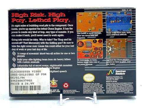 Soldiers of Fortune - Nintendo Super NES in Kuwait