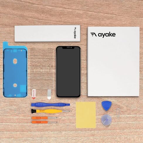 Ayake for iPhone 11 Screen Replacement, 6.1-inch LCD Display Full HD and Touch Digitizer Assembly True Tone Programmable Face ID Remains with Tool Kits, for Model A2111, A2223, A2221 (Pack of 2) in Kuwait