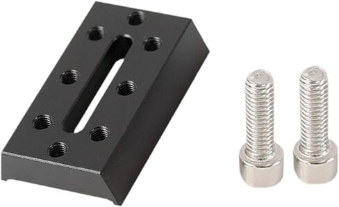 Telescope Guiding Ring Block Narrow Pad Riser Block Spacer Plate Aluminum Alloy for Secure Height Tuning and Vibration Control, Black in Kuwait