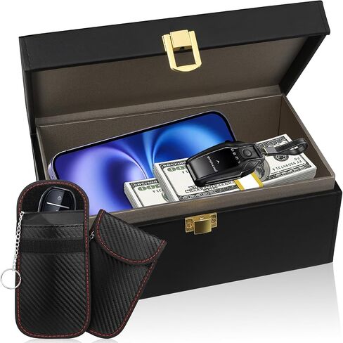 Diyife Faraday Box for Car Keys, RFID Signal Blocking, Key Fob Protector in Kuwait