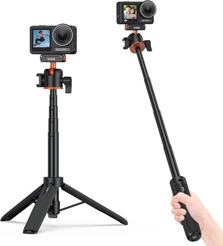 VRIG 21.4" Osmo Action Selfie Stick Tripod for DJI Action 6/5Pro/4,Osmo360 in Saudi Arabia