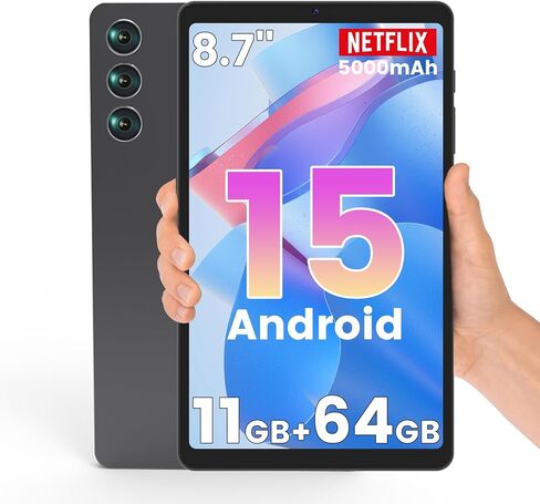 Azeyou F8 Mini Tablet 8.7 inch Android Tablet 11GB 64GB GPS GMS Widevine L1 in Kuwait
