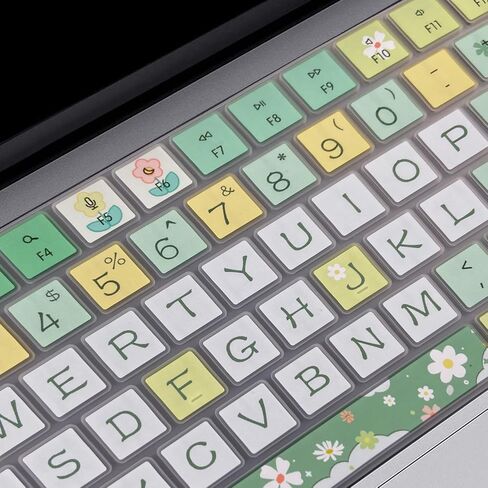 Keyboard Cover for MacBook Pro 14''/16'' (A2442 A2779 A2918 A2992 A2485 A2780 A2991) M1 M2 M3 Pro/Max, MacBook Air 13.6''/15'' (A2941 A3114 A2681 A3113) M2 M3, Spring Flowers in Kuwait