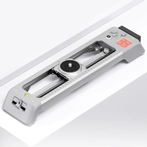 Motorized Camera Slider with 125° Panoramic Rotation, App-Controlled for Time-Lapse & Video, 5.5-11lbs Load Capacity, Smooth Speed Adjustment for Creators (40cm) in Kuwait