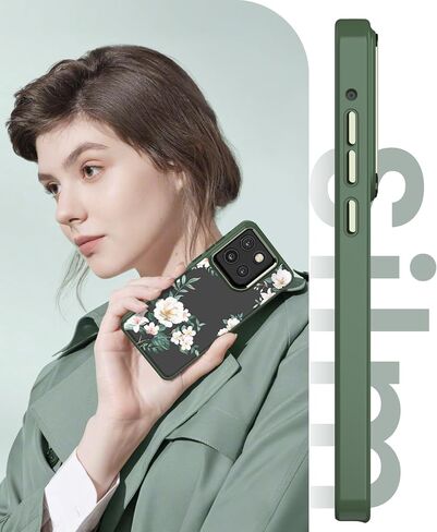 Clear Flower Case for Motorola Moto G Stylus 2026-Green in Kuwait