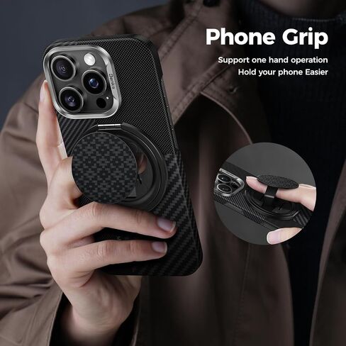 BENKS for Samsung Galaxy Z Fold 8 Case with Hinge Protection, Clear Magnetic Back Cover & Front Frame, Screen Protector & MagSafe Stand in Saudi Arabia