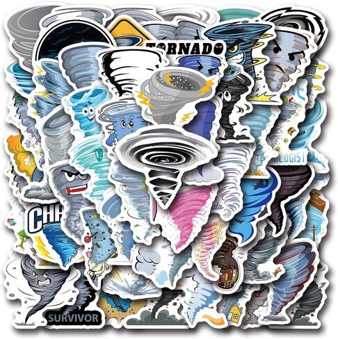 55 Pcs Tornado Stickers for Kids in Saudi Arabia