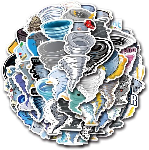 55 Pcs Tornado Stickers for Kids in Saudi Arabia