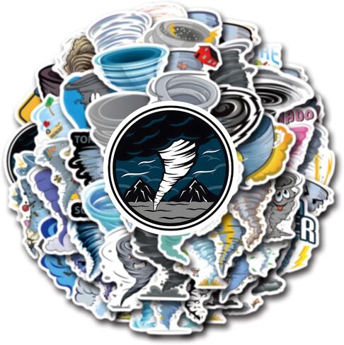 55 Pcs Tornado Stickers for Kids in Saudi Arabia